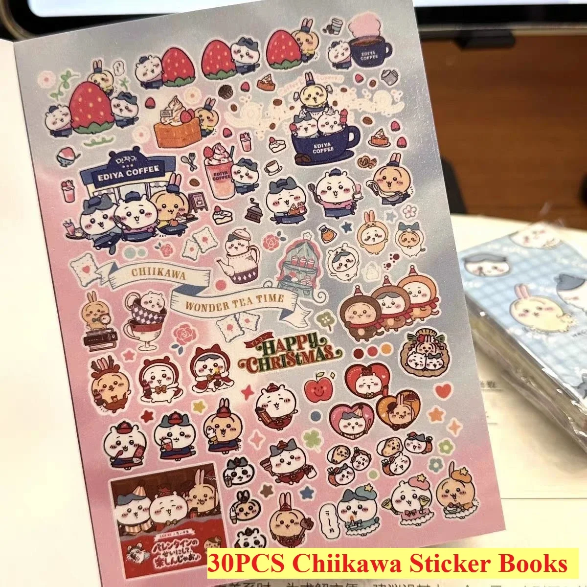 Books - 30 Page Cute Anime Chiikawa Stickers