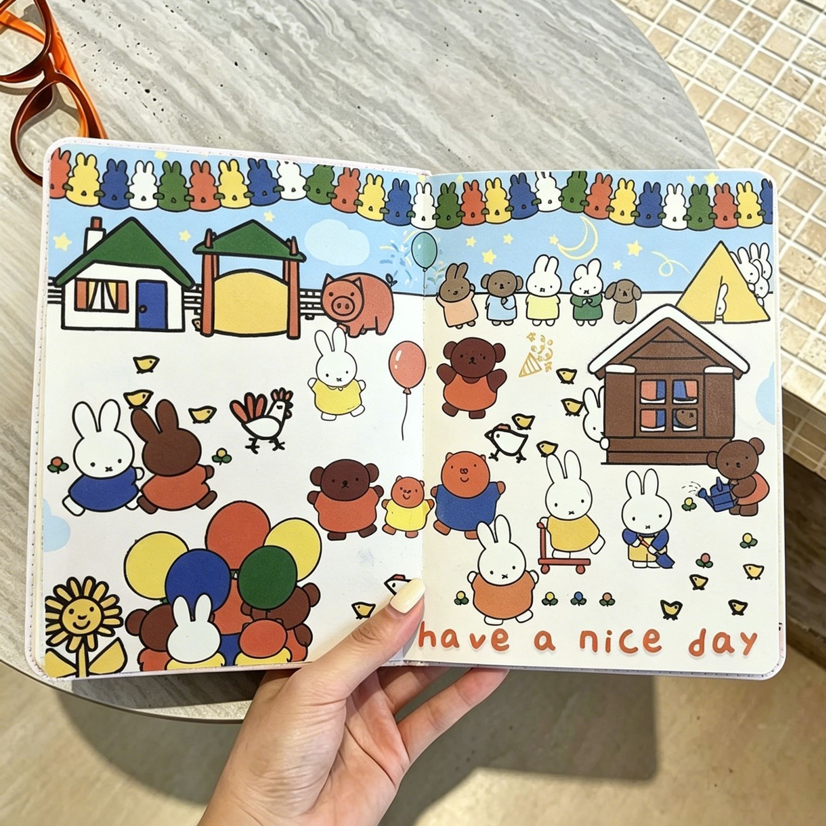 Cute Kawaii Miffy B6 Cartoon I - Stationery Books 评论和价格