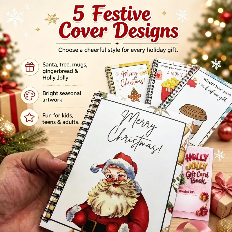 Spiral-Bound Christmas Gift Ca - Books 评论和价格