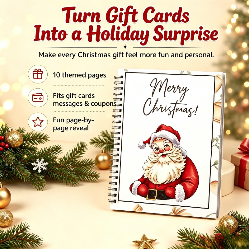Spiral-Bound Christmas Gift Ca - Books 评论和价格
