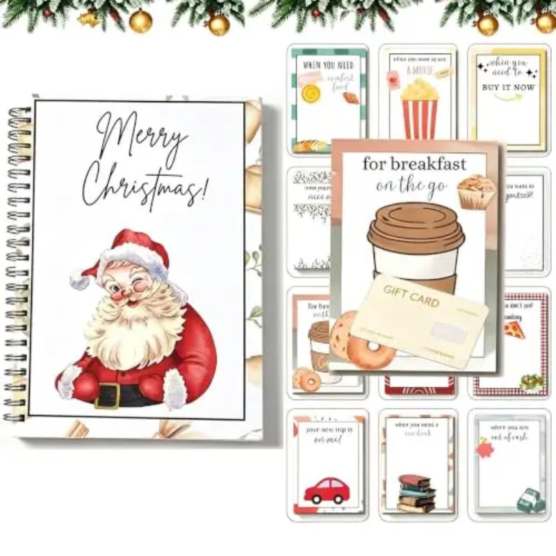 Spiral-Bound Christmas Gift Ca - Books 评论和价格