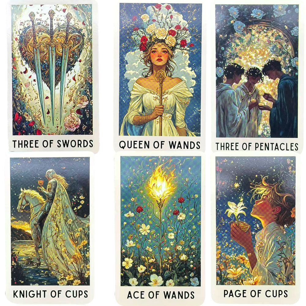 78 Enigmatic Bloom Tarot Cards - Tarot Deck With Guidebook 评论和价格